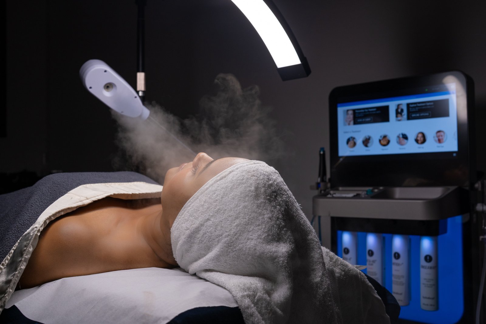 After treatment — glowing skin portrait